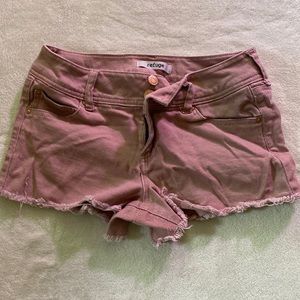 Size 4 pink Jean Shorts